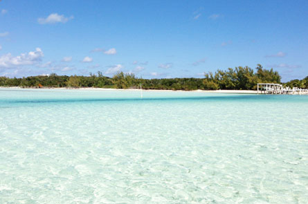 Coco Bay on the north side of the island.