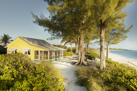 Seagrape Cottage on the Atlantic Ocean.