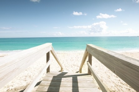 Long Bay Beach is steps away from both Seagrape and Palmetto.